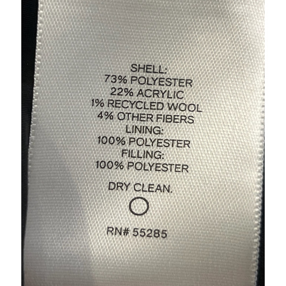 NEW EXPRESS BLACK WHITE GRAY PLAID BELTED WRAP FRONT COAT SIZE SMALL - Picture 10 of 10